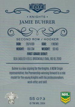 2017 NRL Elite - Silver Specials Parallel #SS073 Jamie Buhrer Back